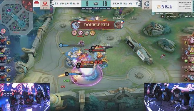 Hasil Playoff MPL ID S16 31 Oktober: Evos Menang 3-0, Bigetron Tersingkir