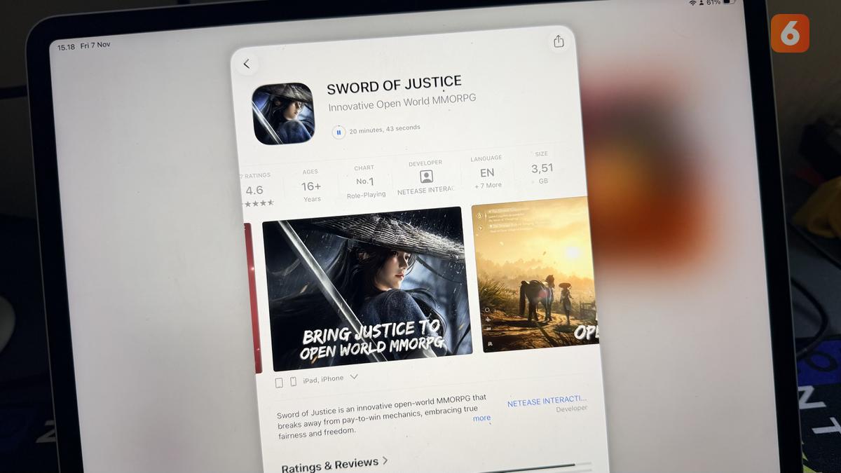 Rilis Resmi Sword of Justice di Asia Tenggara, Cara Download di Mobile dan PC