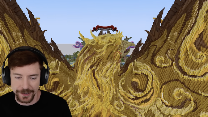 Peta Indonesia di Minecraft Bikin MrBeast Terpukau Kreator RI Menjadi Juara