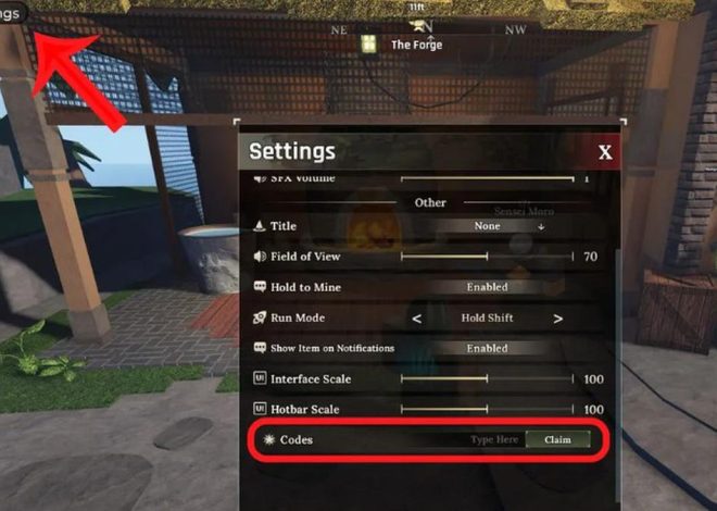 Kode The Forge Roblox Terbaru Desember 2025 dan Cara Klaimnya