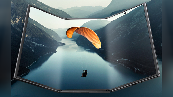 Spesifikasi Harga dan Kelebihan HP Layar Lipat Tiga