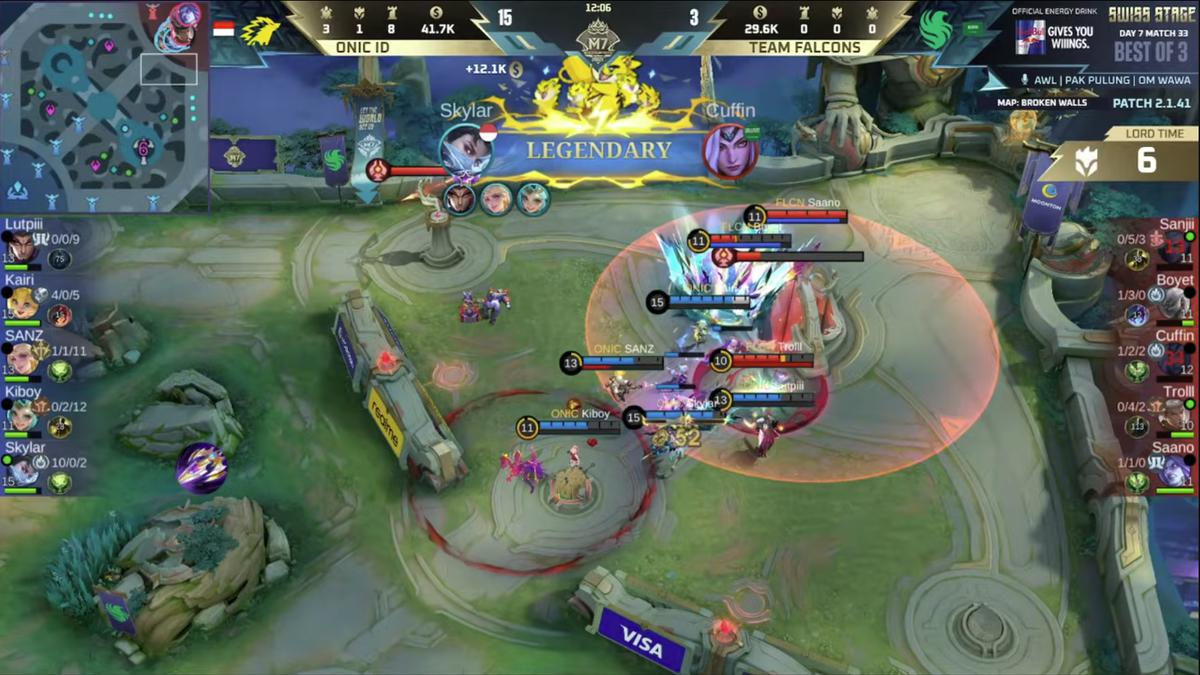 Lolosnya Onic ke Knockout Stage M7, Team Falcons Tersingkir Usai Duel Panas Bo3